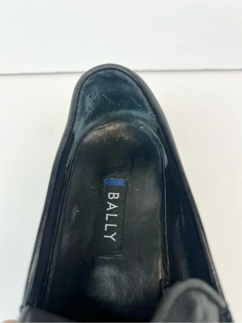 BALLY FISTO MENS PENNY LOAFER SIZE 8D BLACK NAPA LEATHER SLIP ON MADE IN ITALY